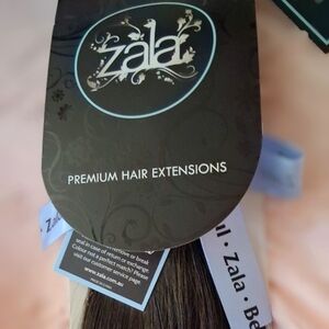 Zala 22" Hybrid Weft Half Pack Dark Chocolate Dip Balayage Hair Extensions NEW
